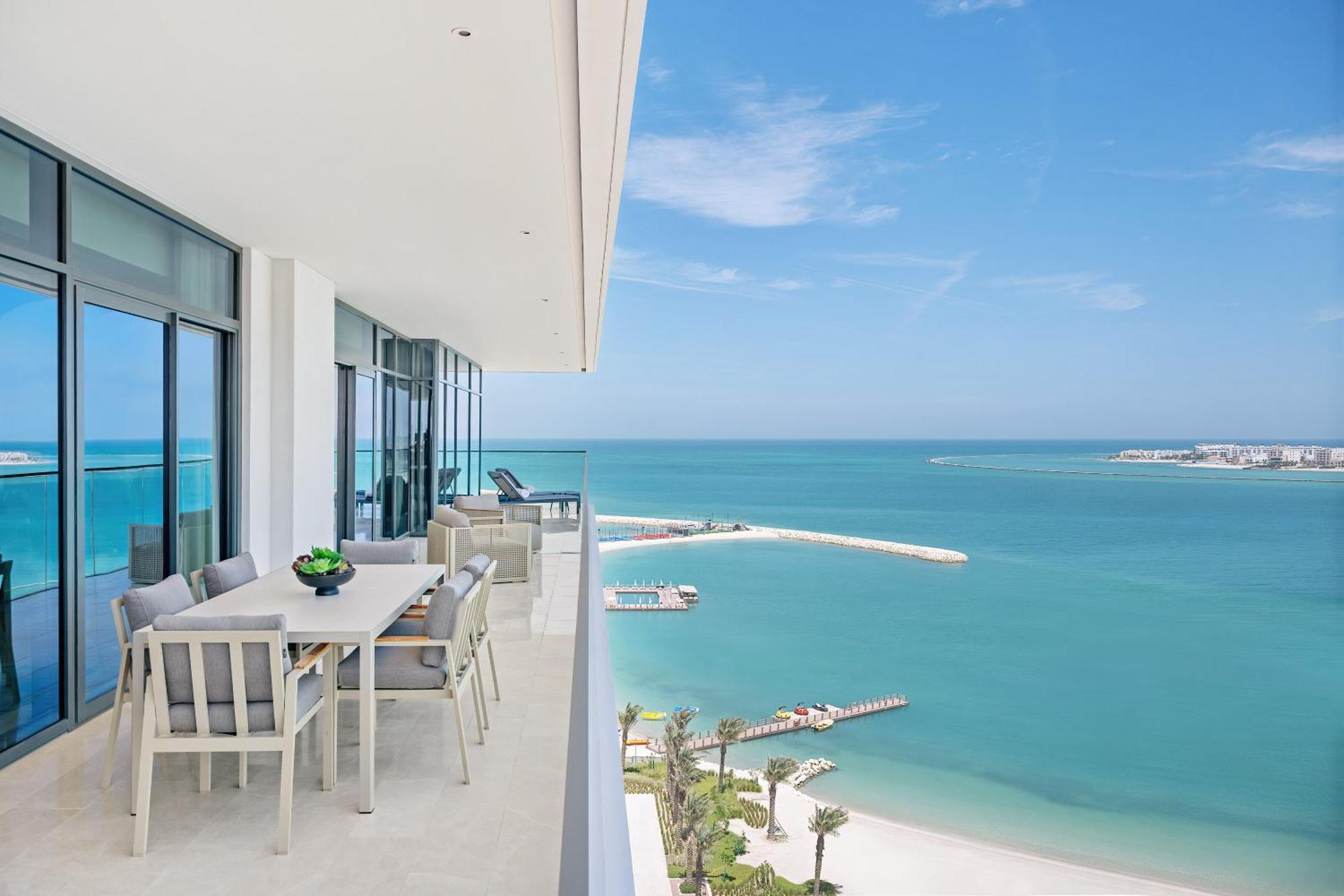 Address Beach Resort Bahrain Manama Exterior photo View from the balcony of a 3-bedroom apartment
