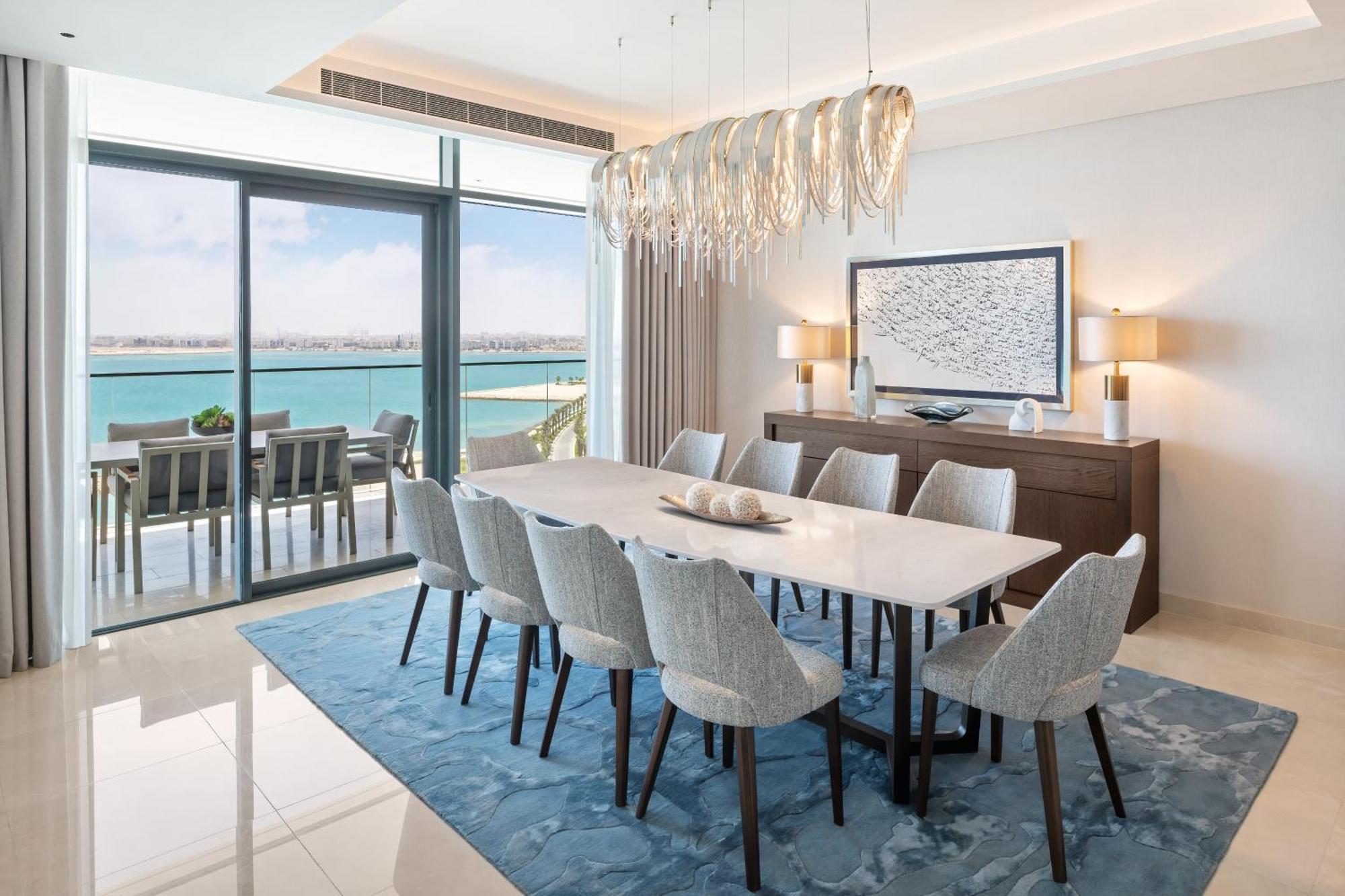 Address Beach Resort Bahrain Manama Exterior photo A dining room